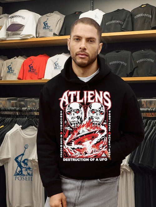 Atliens Destruction Of A Ufo T-shirt