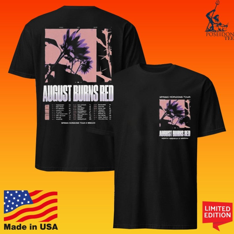 August Burns Red 2026 Spring Tour Flower T-shirt