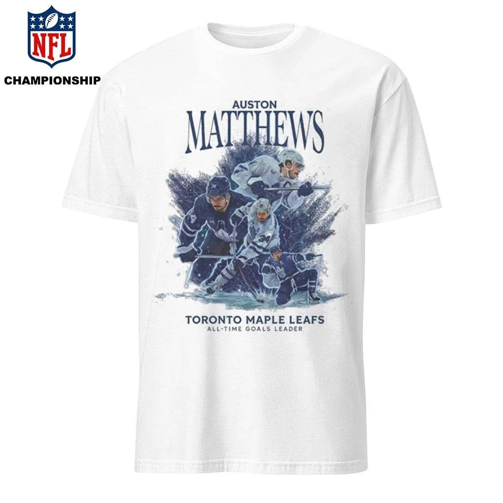 Auston Matthews 421 Career Goal All-Time Goals Leader Shirt
