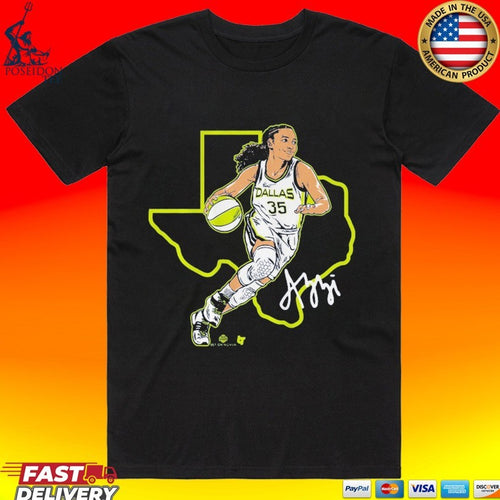 Azzi Fudd Dallas State Star T-shirt