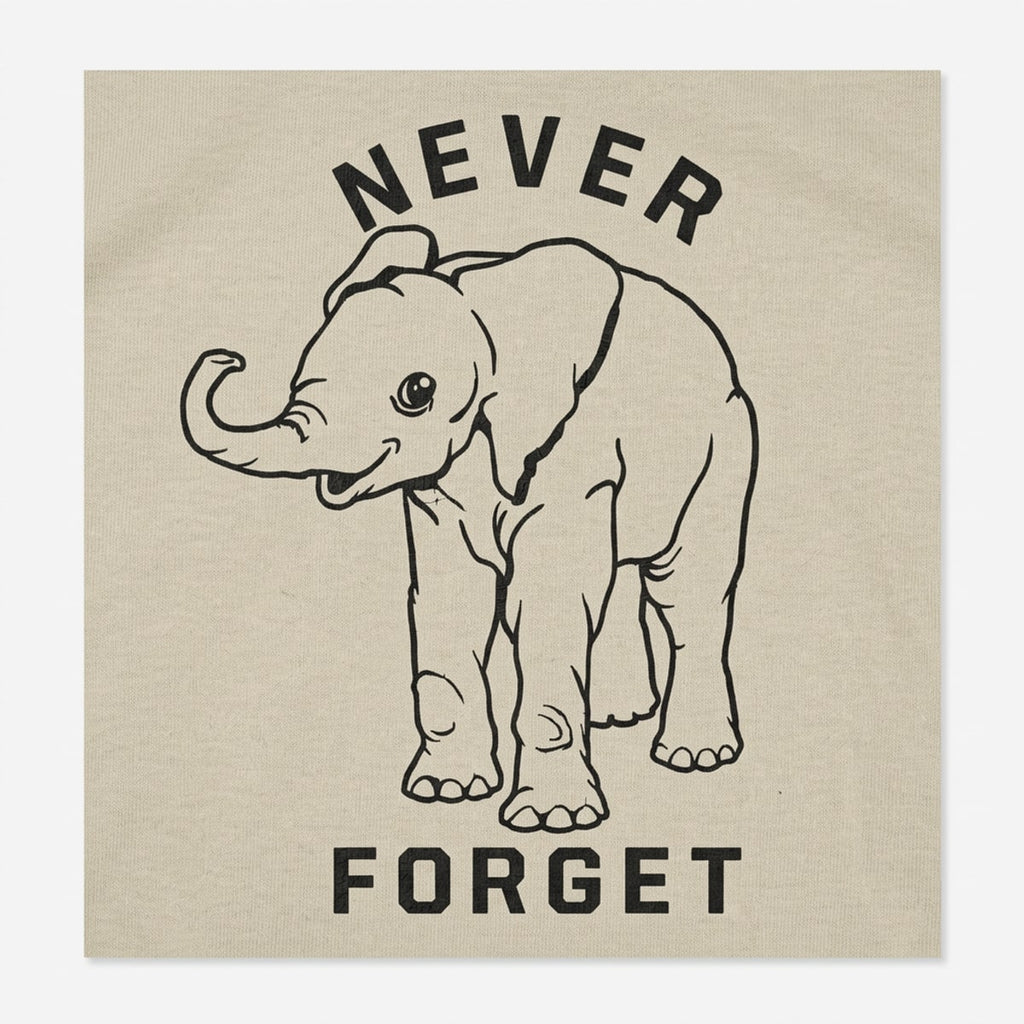 Baby Elephant Never Forget