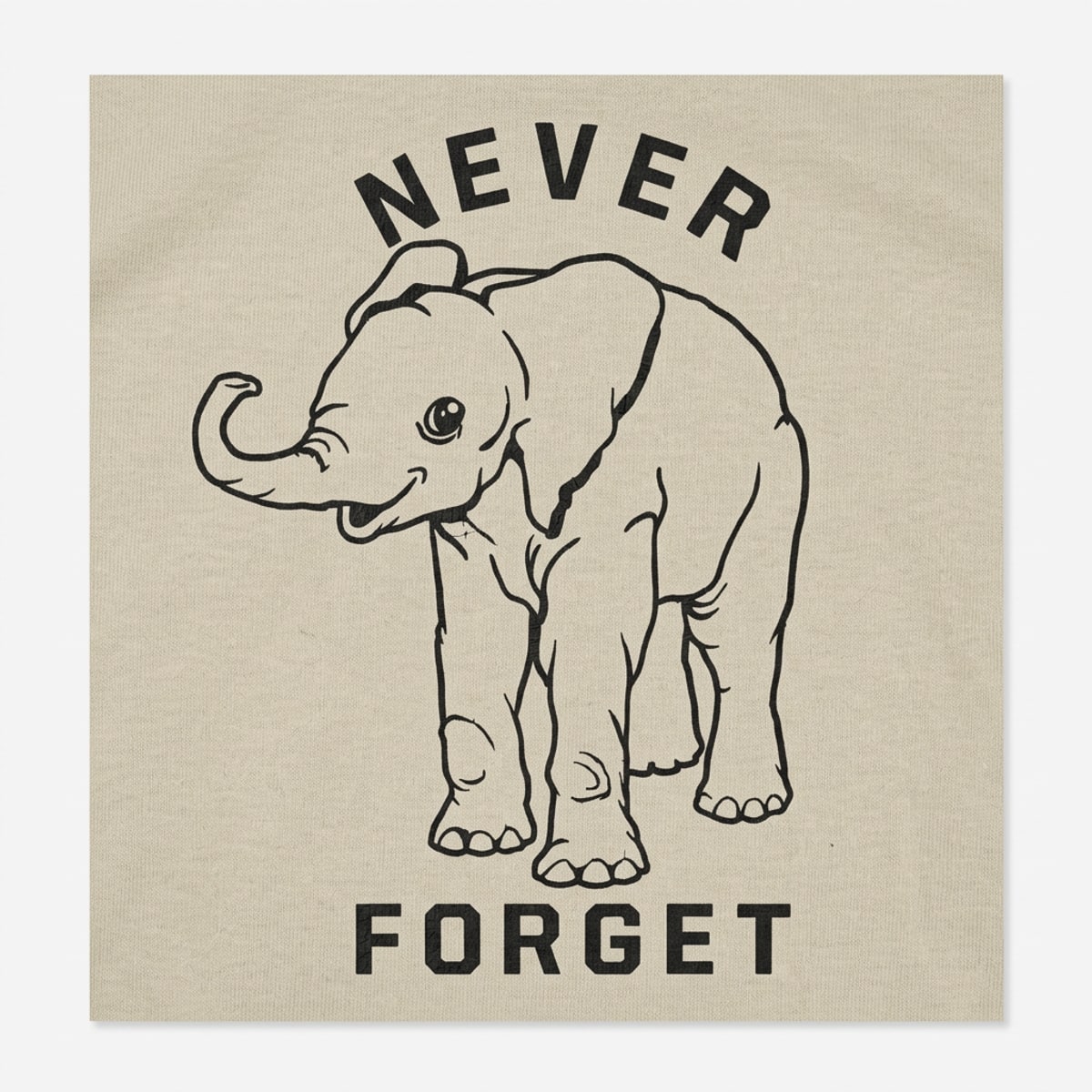 Baby Elephant Never Forget