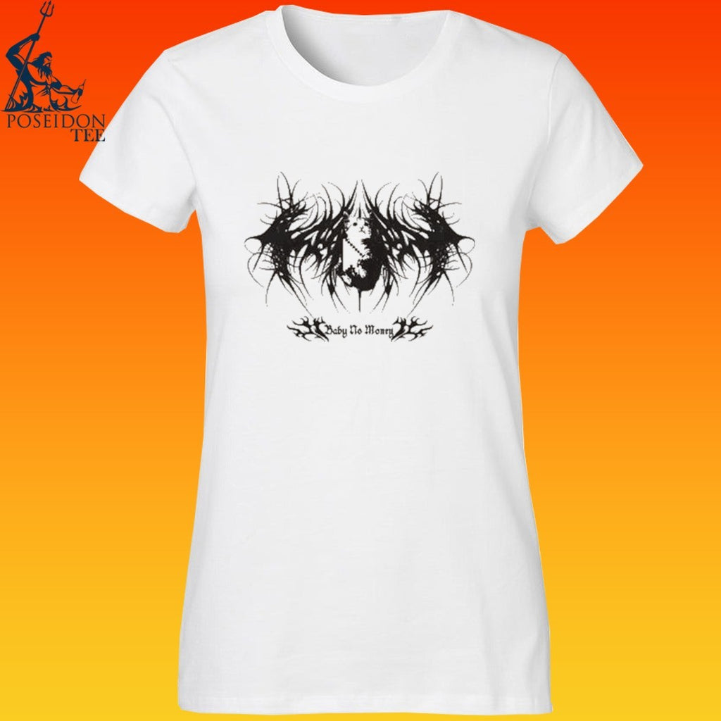 Baby No Money Cat Ringer T-shirt
