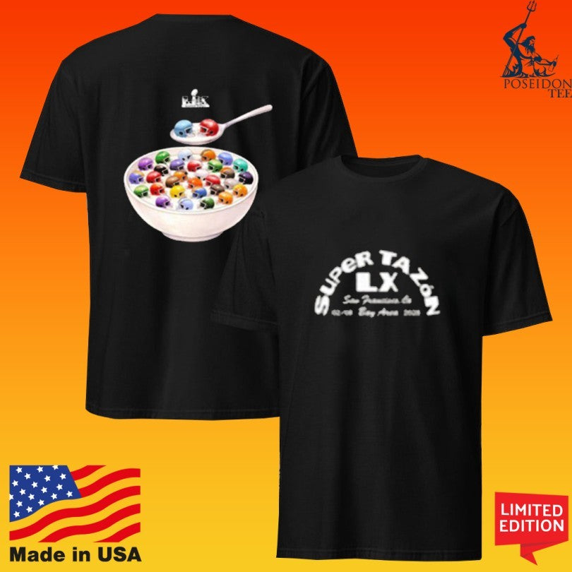 Bad Bunny X Super Tazon Cereal Bowl T-shirt