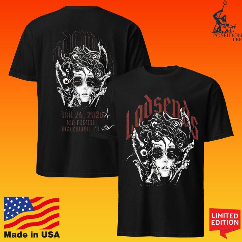 Bad Omens Do You Feel Love Tour North America 2026 At Kia Forum Inglewood Ca On March 26 2026 T-shirt
