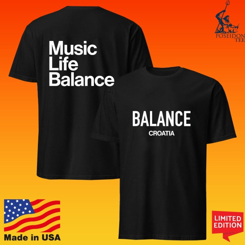 Balance Croatia Music Life Balance T-shirt