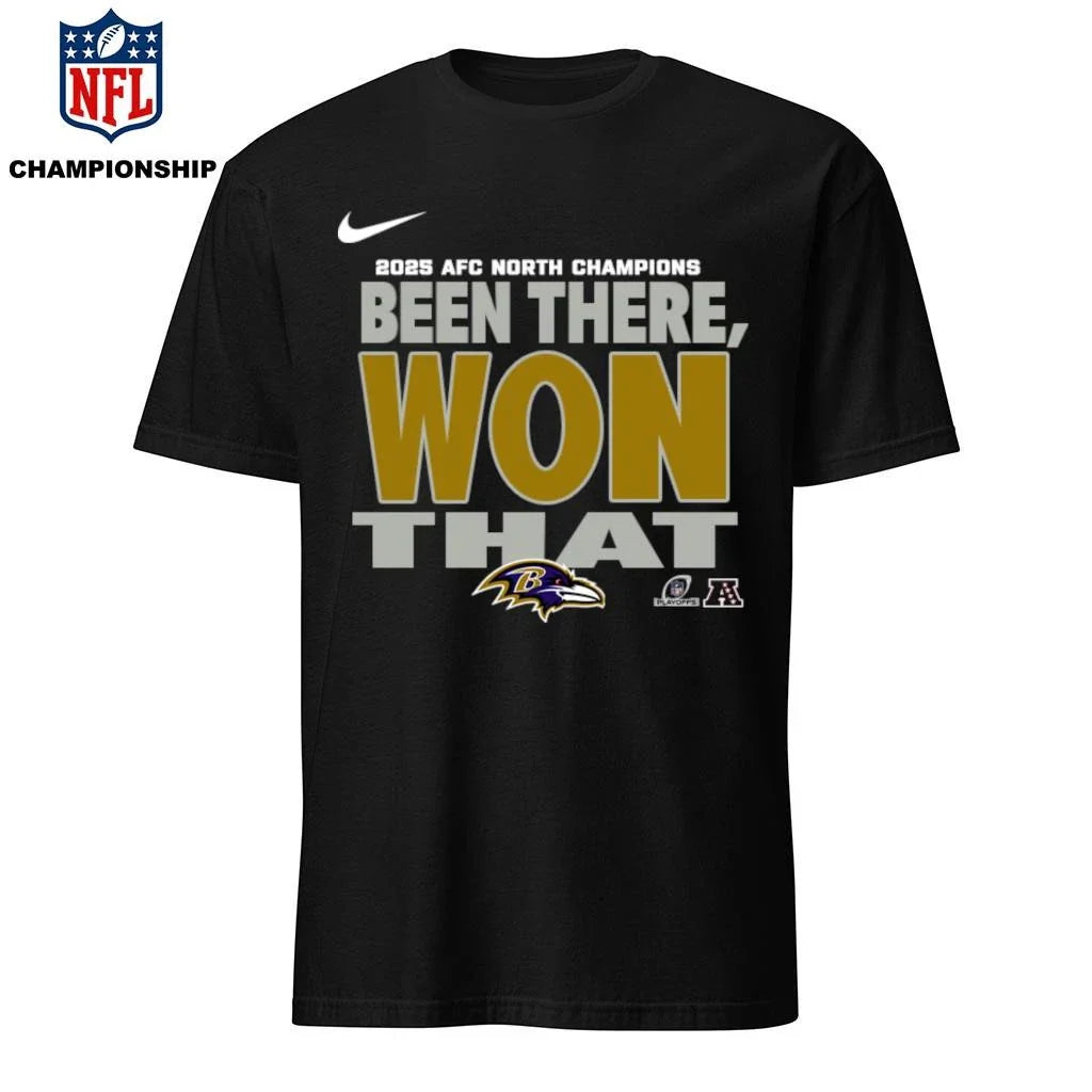 Baltimore Ravens 2025 AFC North Champions Shirt