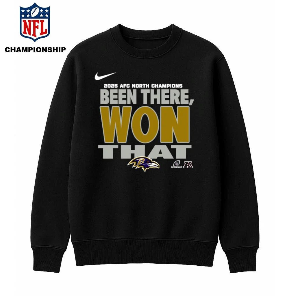 Baltimore Ravens 2025 AFC North Champions Shirt