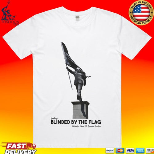 Banksy London Statue Blinded By The Flag T-shirt
