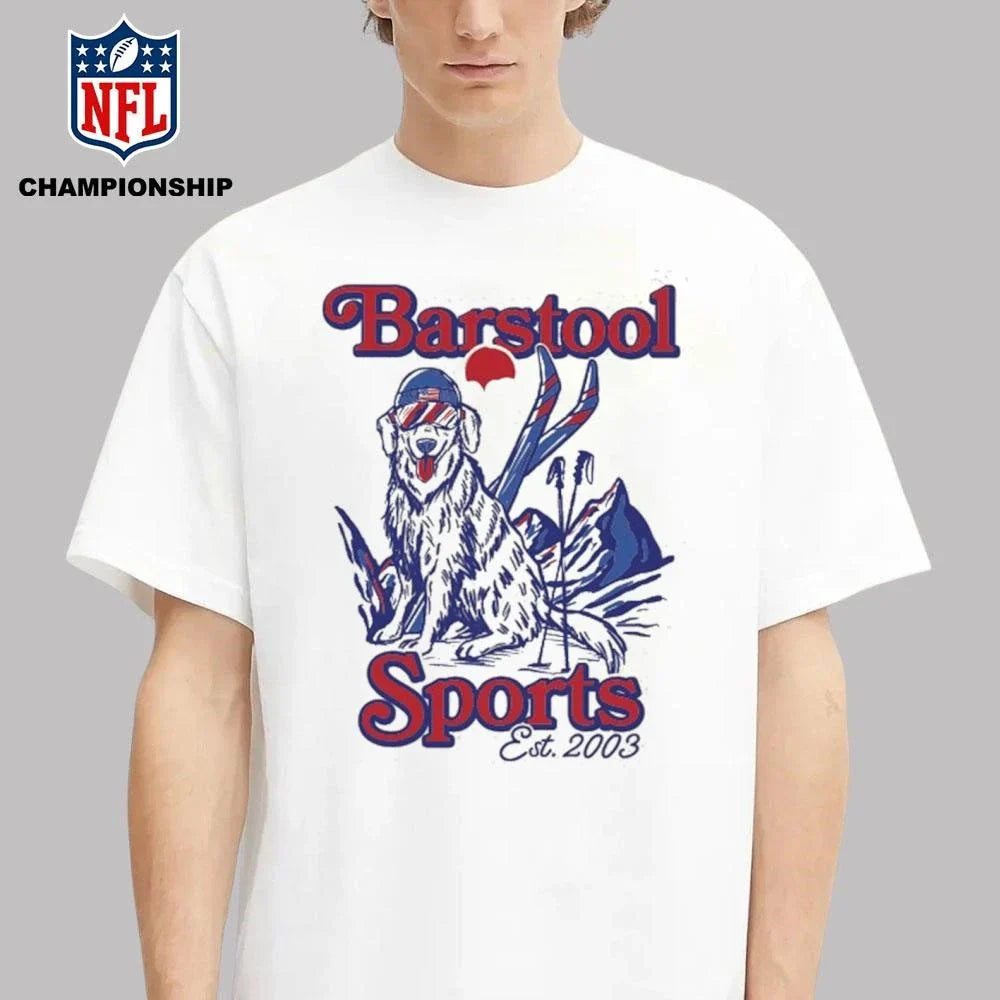 Barstool Sports Dog Ski Mountain Shirt