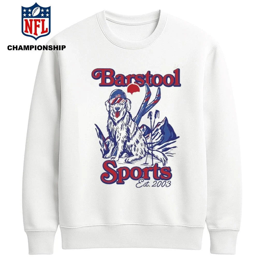 Barstool Sports Dog Ski Mountain Shirt