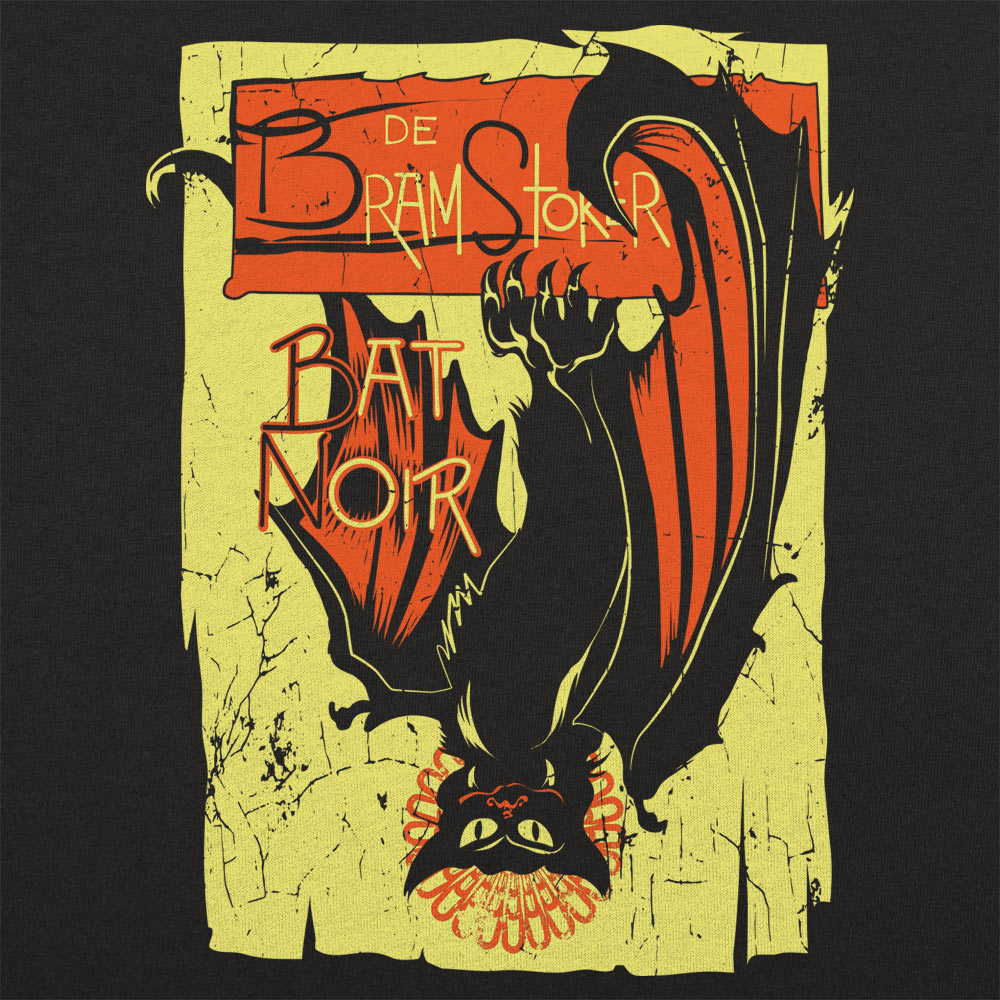 Bat Noir Vampire Art Nouveau Style