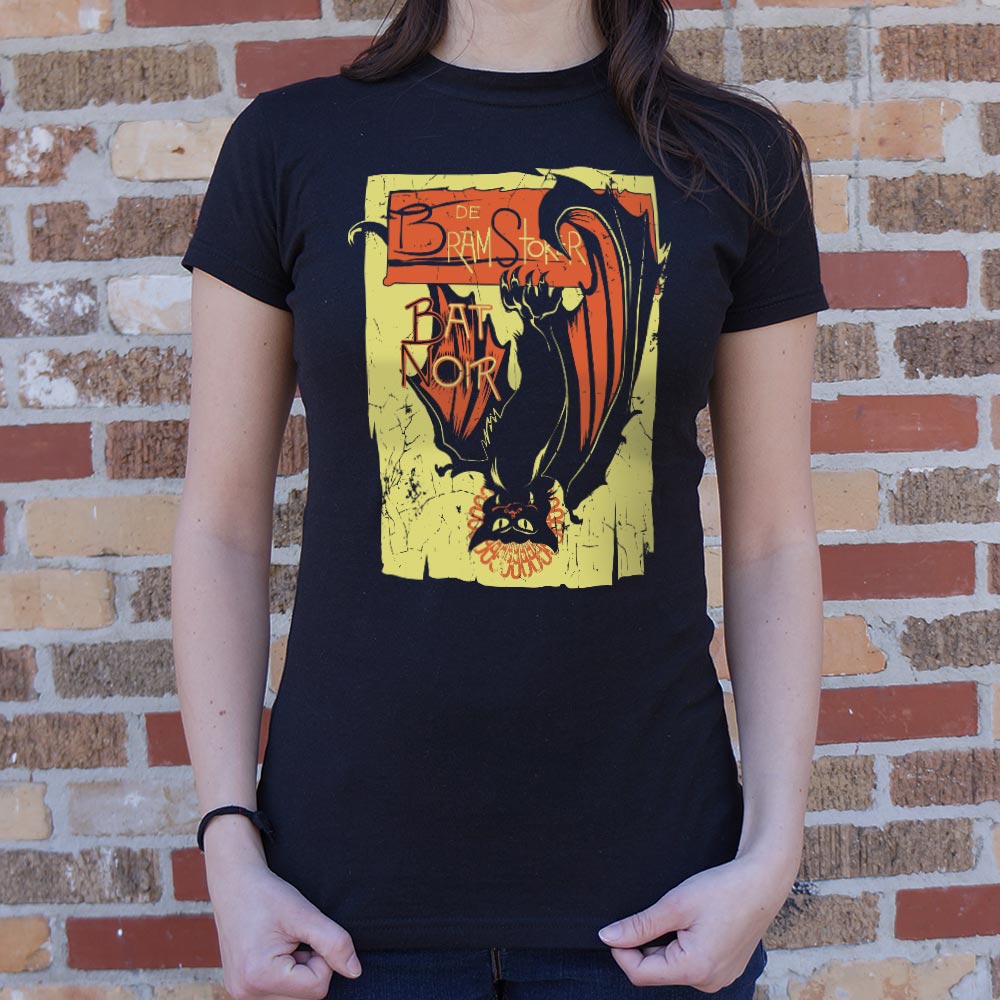 Bat Noir Vampire Art Nouveau Style