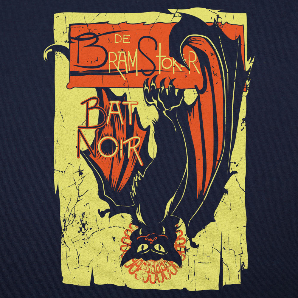 Bat Noir Vampire Art Nouveau Style