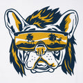 Beach Pooch Bulldog with Sunglasses Graphic