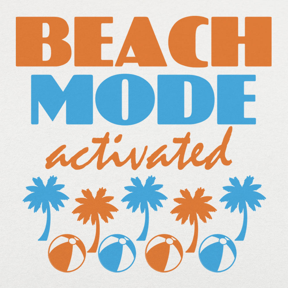 Beach Mode Activated Graphic