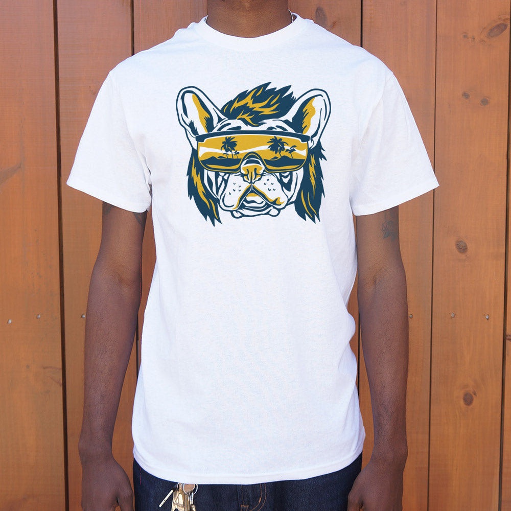Beach Pooch Bulldog with Sunglasses Graphic