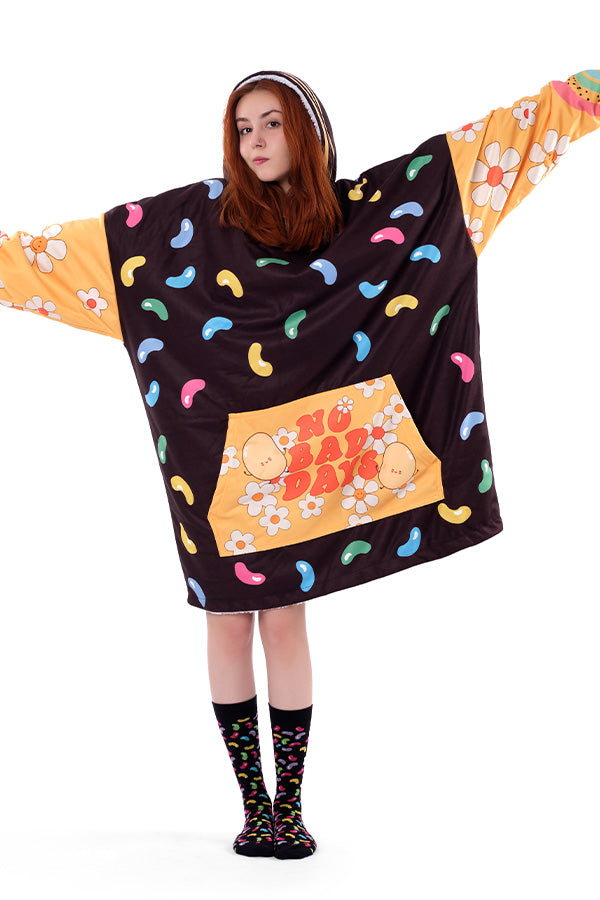 Beans Hoodie Blanket – No Bad Days