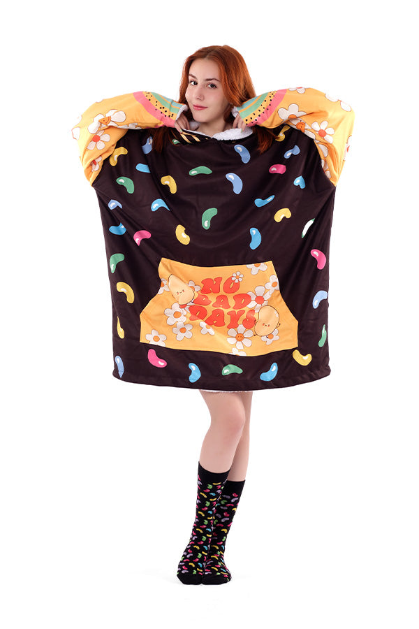 Beans Hoodie Blanket – No Bad Days