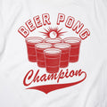 Beer Pong Champion with Red Cups Varsity Logo