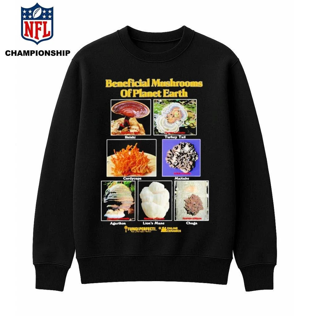 Beneficial Mushrooms of Planet Earth Shirt