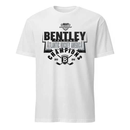 Bentley Falcons Atlantic Hockey America Champions Back2Back 2026 Shirt
