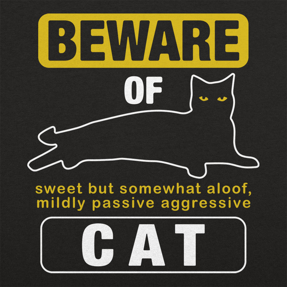 Beware Of Cat Warning Sign,