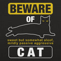 Beware Of Cat Warning Sign,