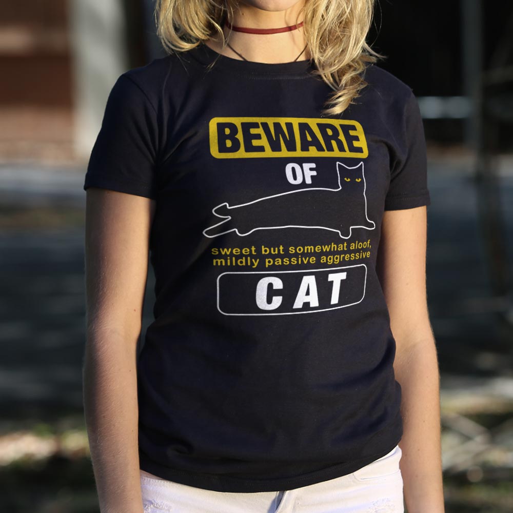 Beware Of Cat Warning Sign,