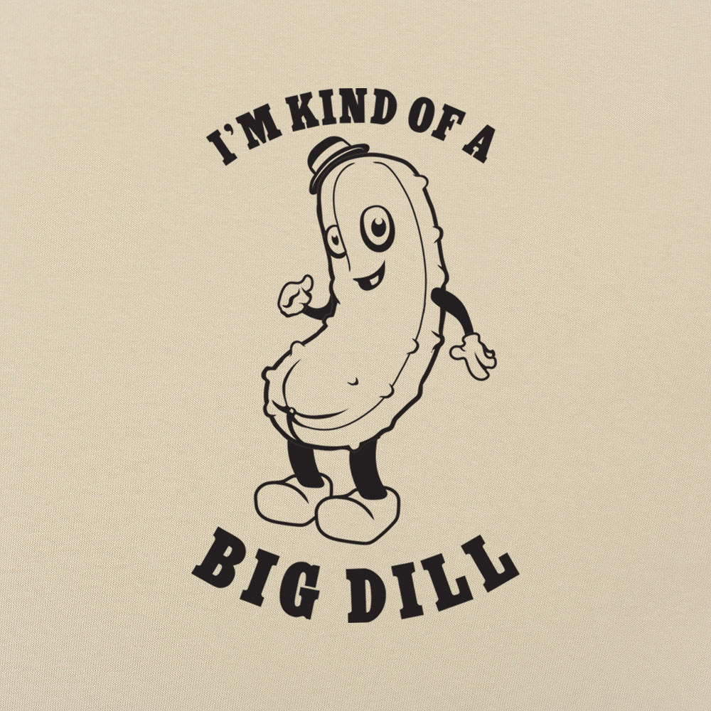 Kind Of A Big Dill Cartoon Pickle Pun