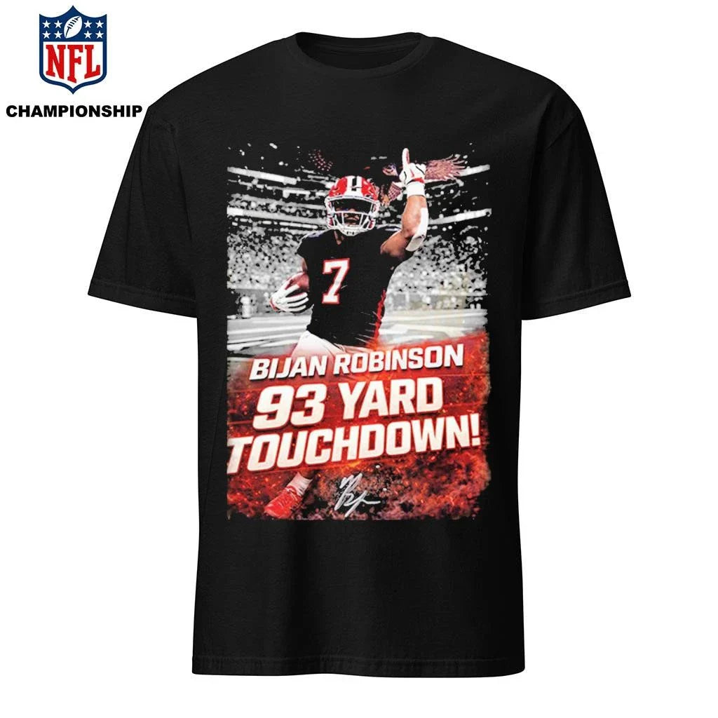 Bijan Robinson 93 Yard Touchdown Shirt