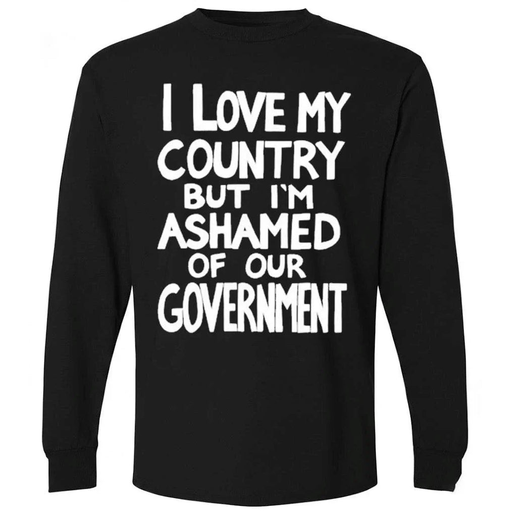 Billie Eilish I Love My Country But I’m Ashamed Of Our Government Shirt