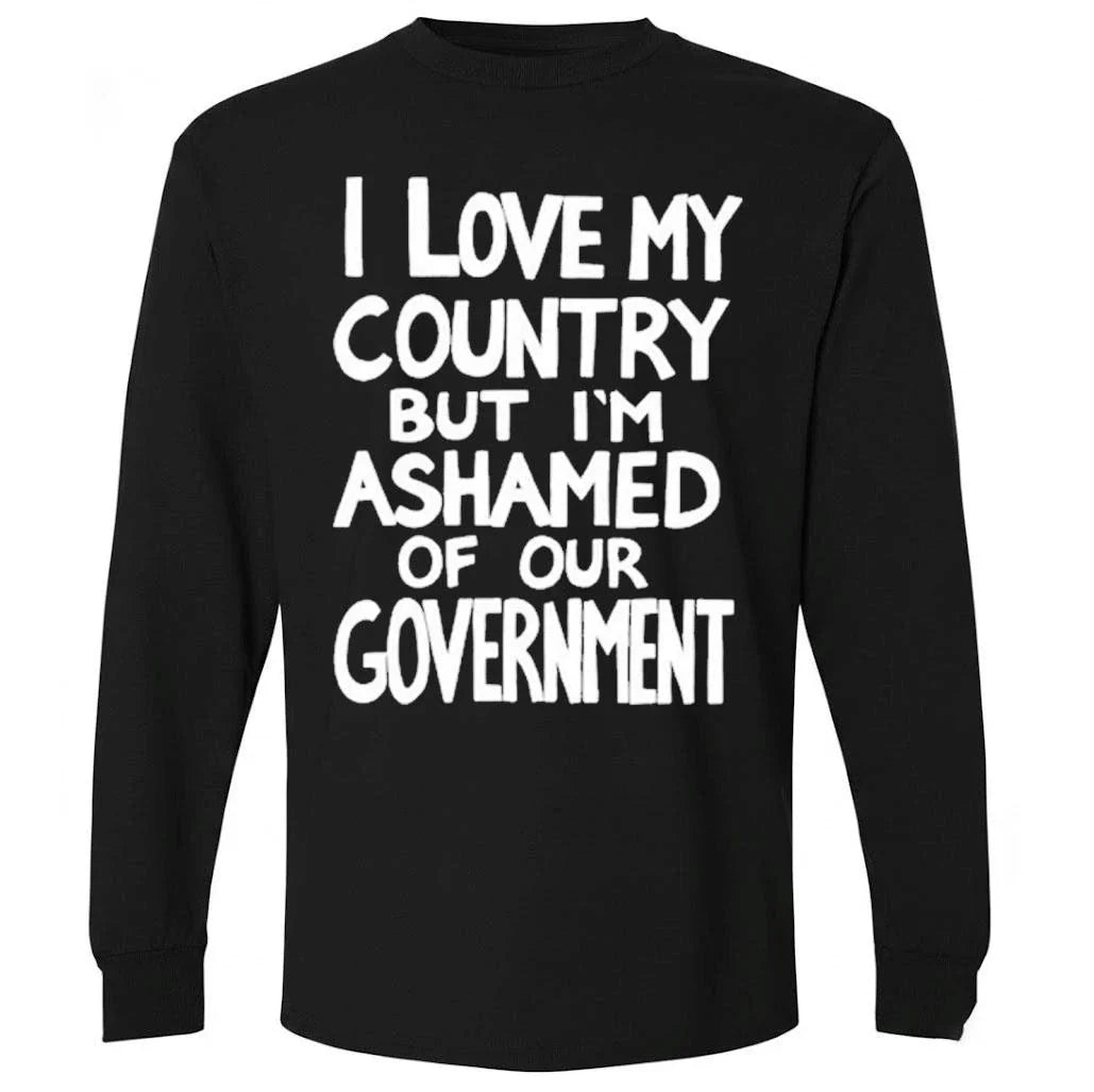 Billie Eilish I Love My Country But I’m Ashamed Of Our Government Shirt