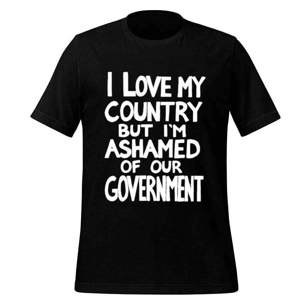 Billie Eilish I Love My Country But I’m Ashamed Of Our Government Shirt