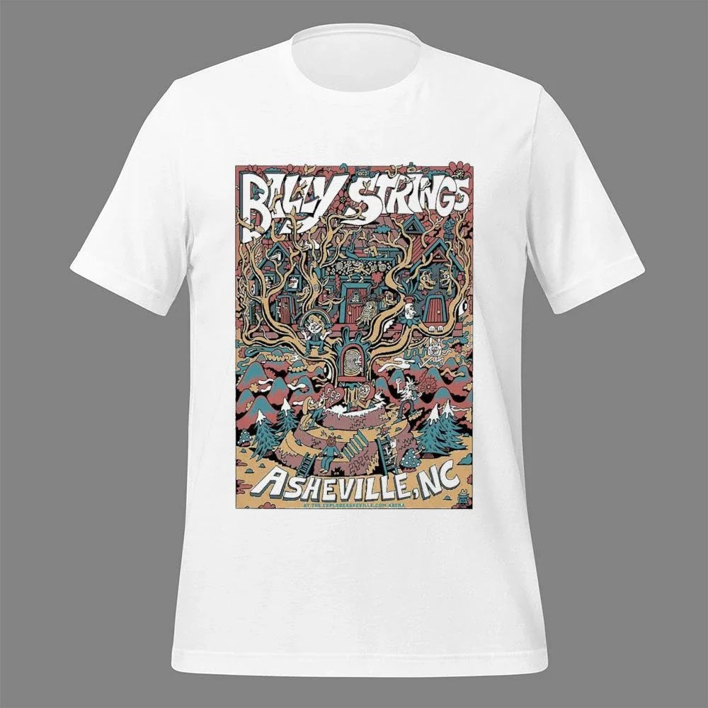 Billy Strings ExploreAsheville.com Arena Asheville, NC February 14 2026 Poster Shirt
