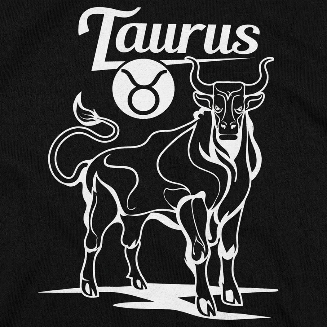 Taurus Zodiac Bull with Horoscope Symbol