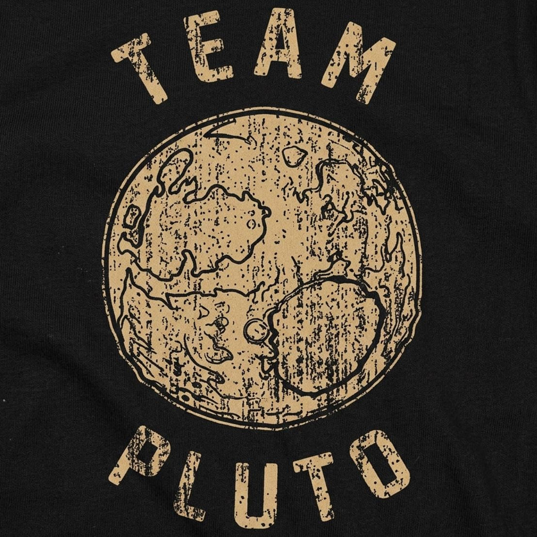 Team Pluto Dwarf Planet Grapgic