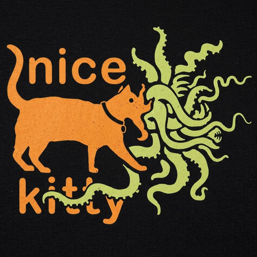 Nice Kitty Cat with Tentacle Monster Mouth