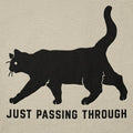 Black Cat Crossing Just Passing Through Superstition Design
