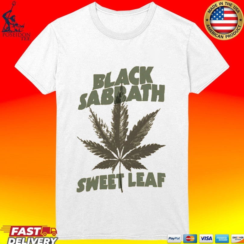 Black Sabbath Apparel Sweet Leaf Cannabis T-shirt