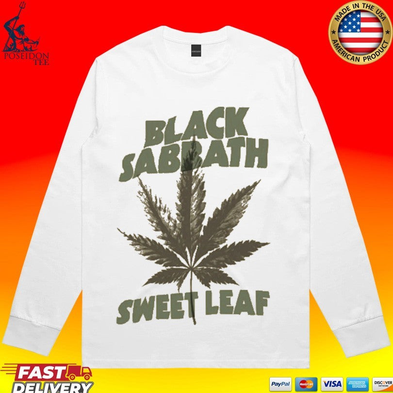 Black Sabbath Apparel Sweet Leaf Cannabis T-shirt