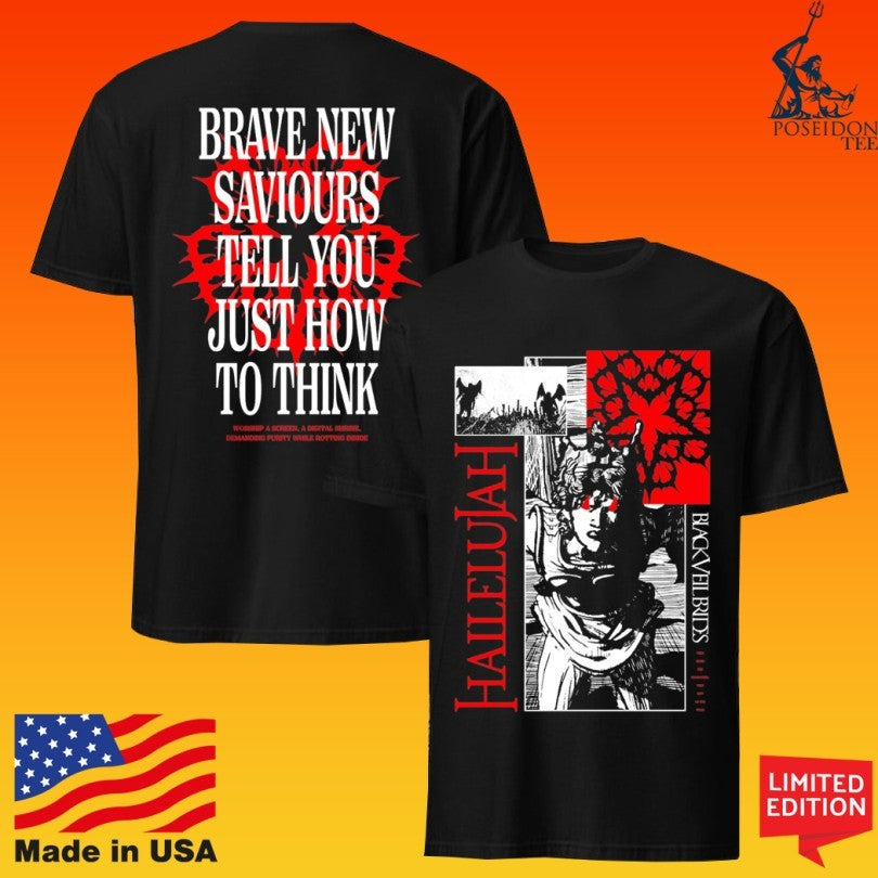 Black Veil Brides Hallelujah Brave New Saviors Tell You Just How To Think T-shirt