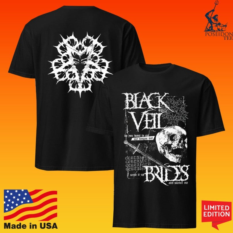 Black Veil Brides Skull Sword T-shirt
