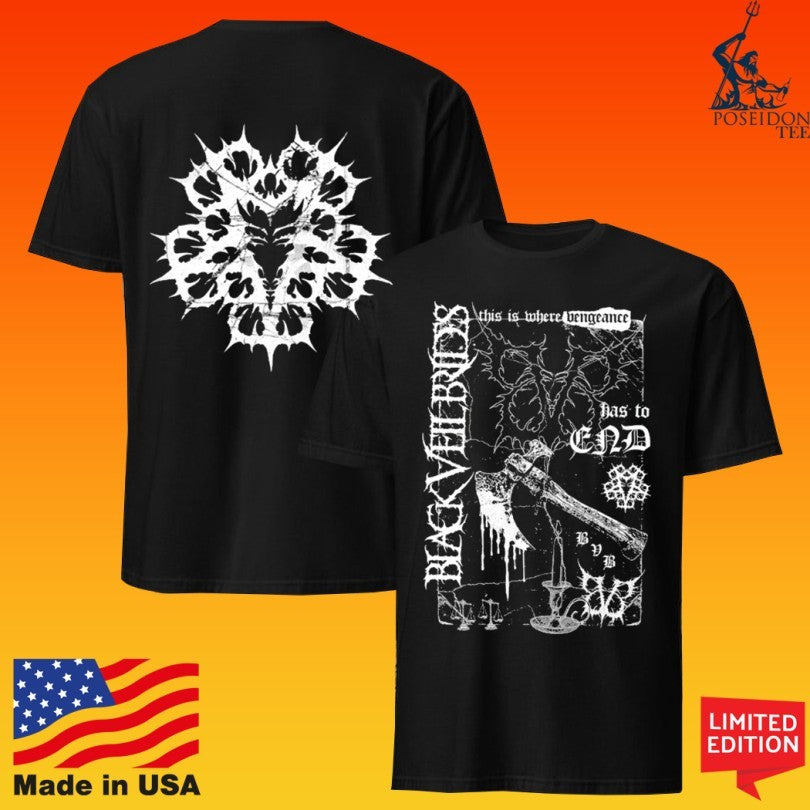 Black Veil Brides This Is Where Axe Vengeance T-shirt