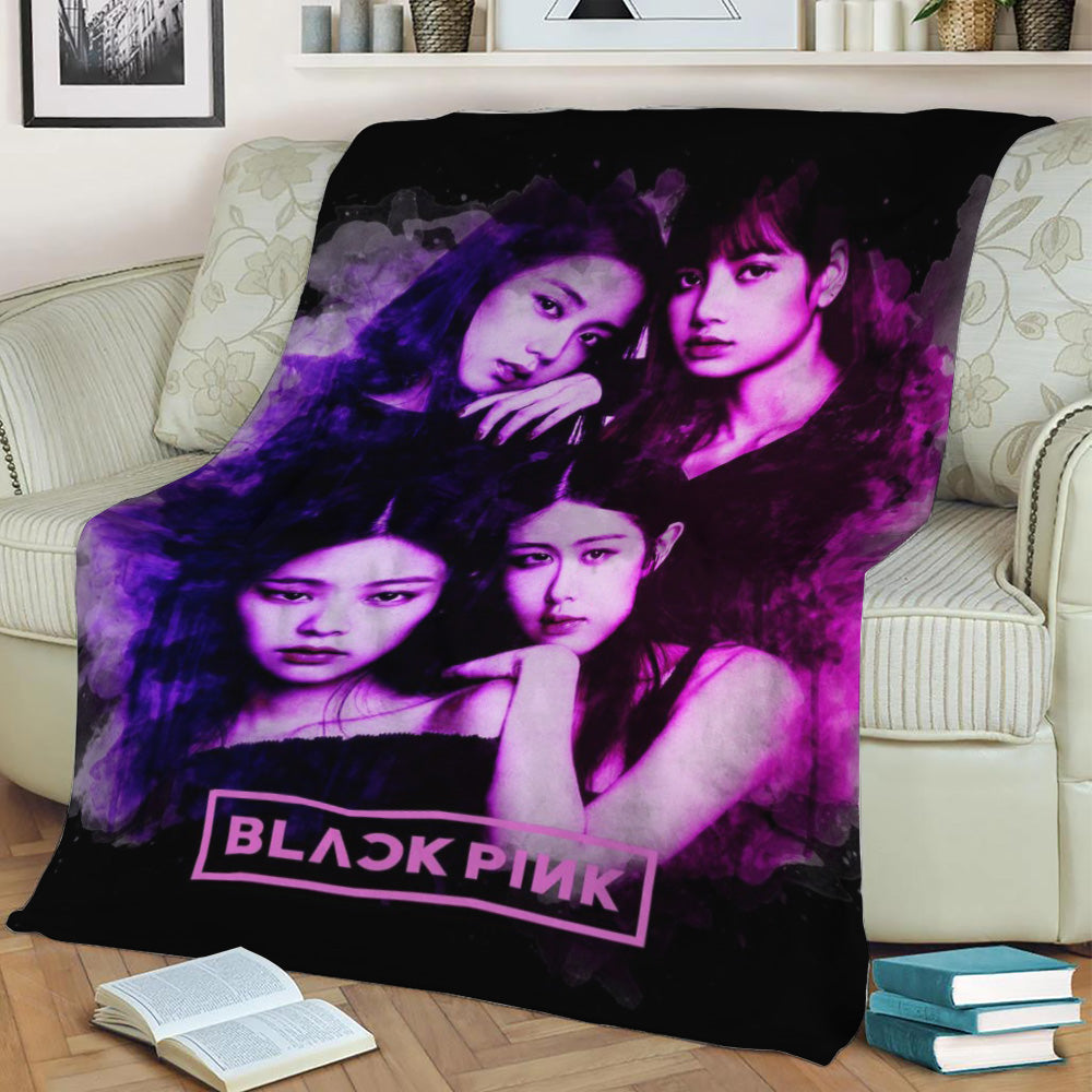 blackpink Fleece Throw Blanket