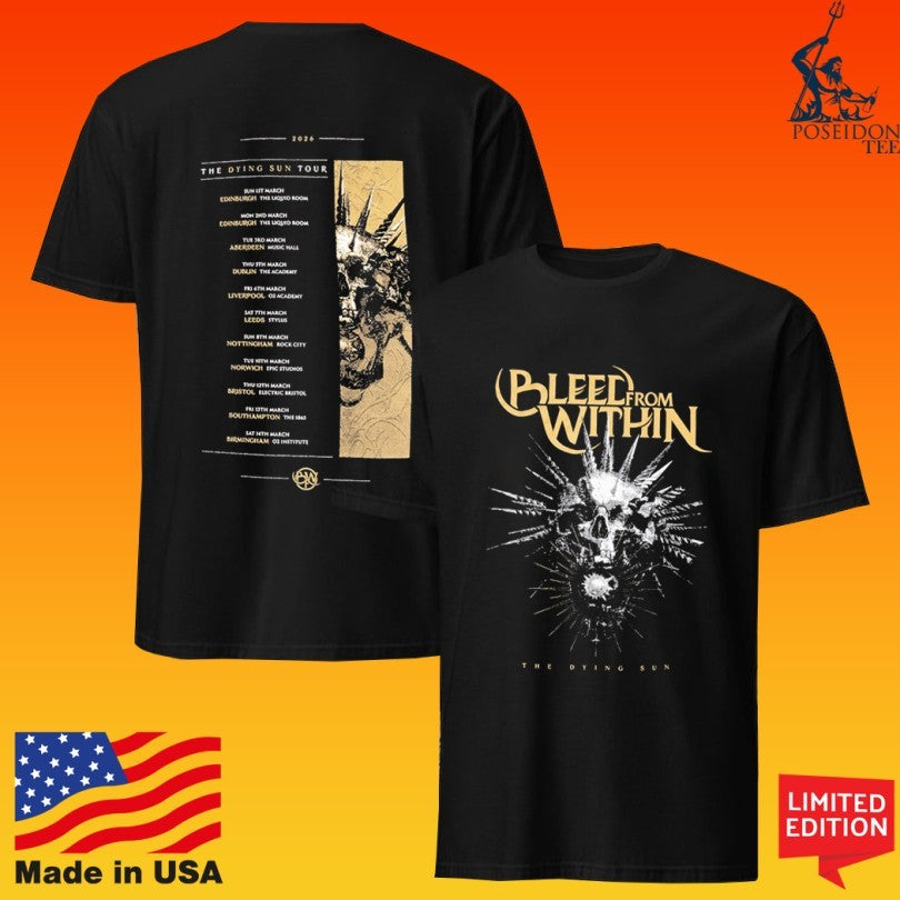 Bleed From Within The Dying Sun Tour T-shirt