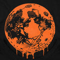 Blood Moon Dripping Orange Graphic