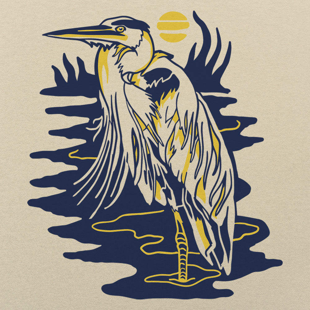 Blue Heron Marsh at Sunset Graphic