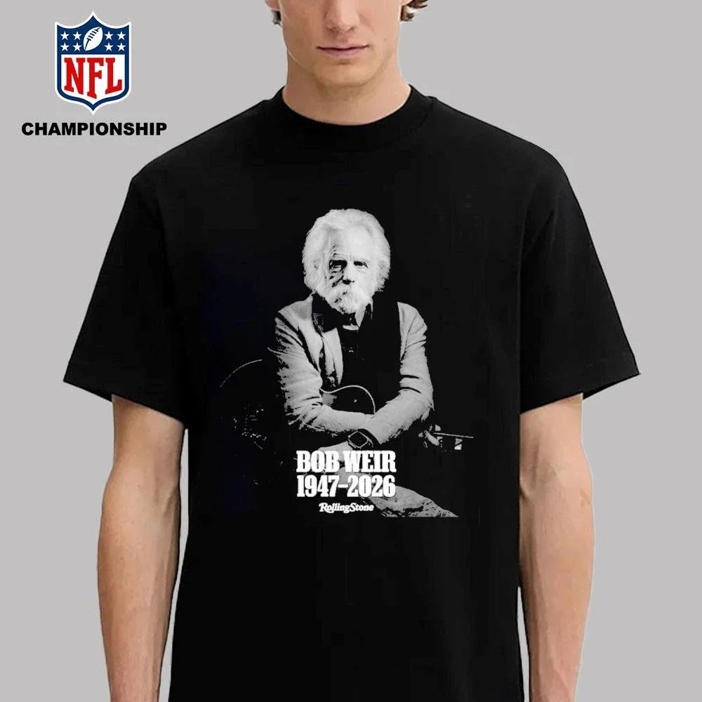 Bob Weir Rest In Peace Rolling Stone Magazine Tribute Thank You For The Memories 1947-2026 Shirt