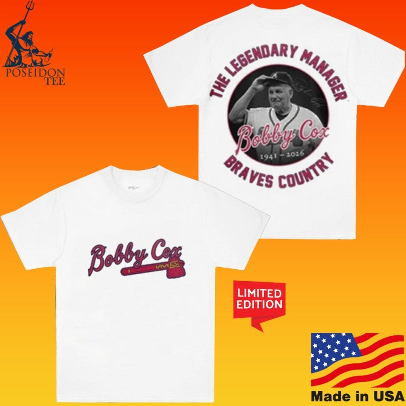 Bobby Cox 1941 2026 The Legendary Manager Braves Country T-shirt
